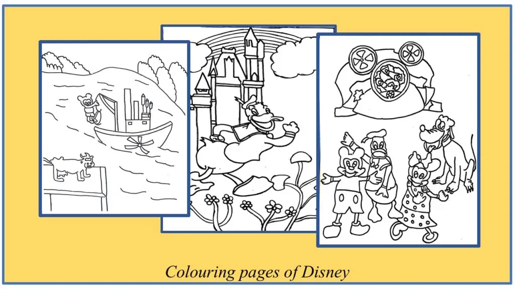 In this coloring pages post, there are Disney coloring pages, which include popular animated Disney characters.