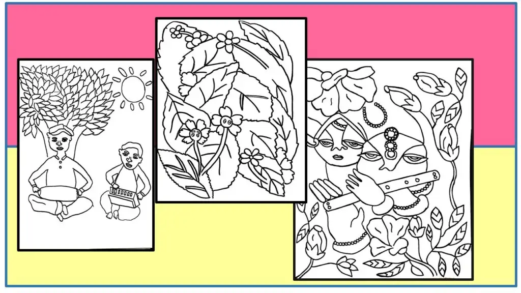 In this post, there are colouring pages for adults.