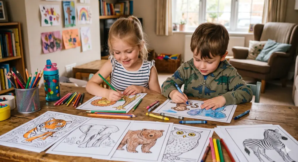 here in this post, there are animal coloring pages