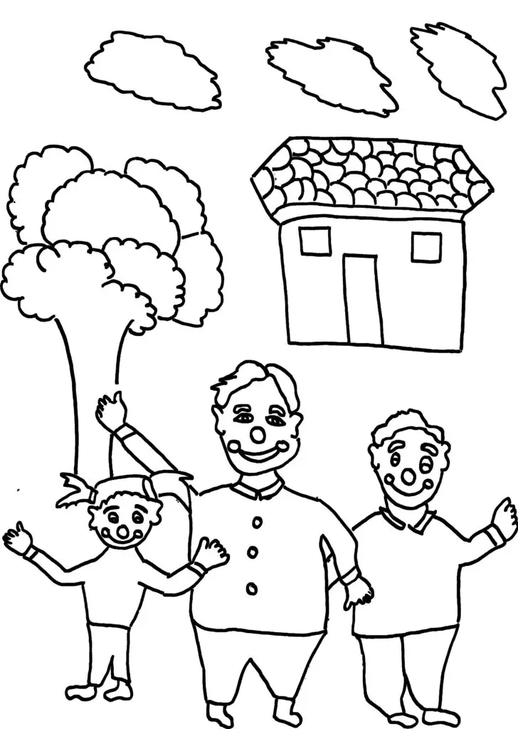Among the fun coloring pages, on this page there is a Red Nose Day coloring page.