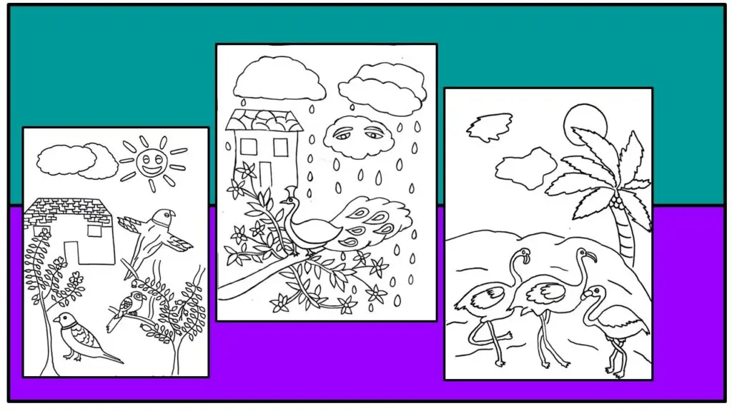 In this post, there are bird coloring pages along with interesting facts about birds.