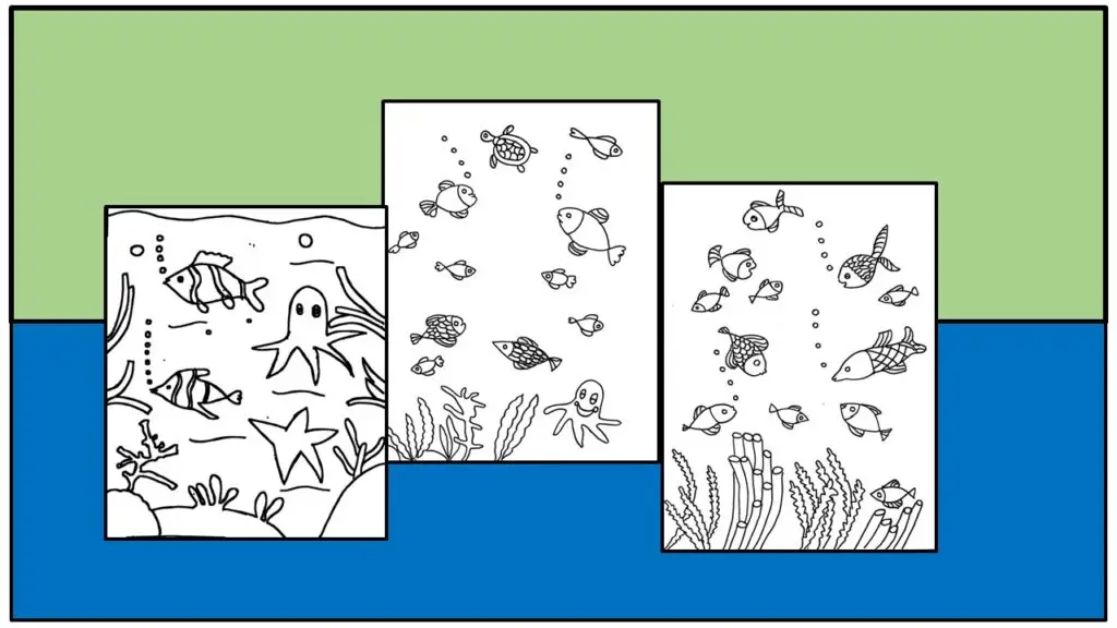In this post, there are sea animal coloring pages along with facts about sea animals.